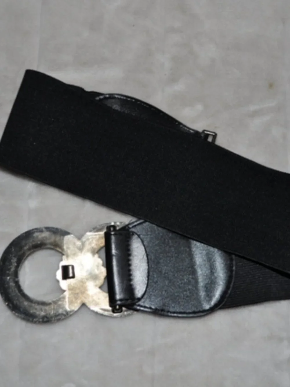 Women's Belt retro vintage Stretchy Cinch Belt 3 Inch Wide High Waist Double